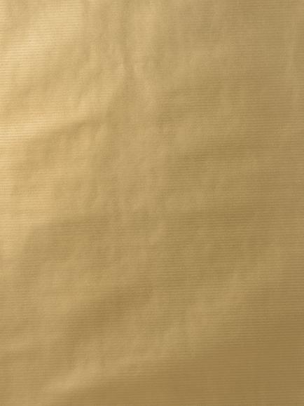 John Lewis Kraft Wrapping Paper, 4m, Gold - view 2, Gold