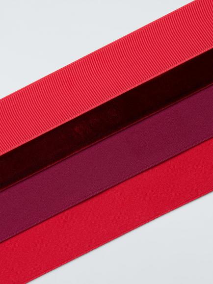John Lewis Luxury Gift Ribbon, 4x L4m, Red Mix - view 2, Red