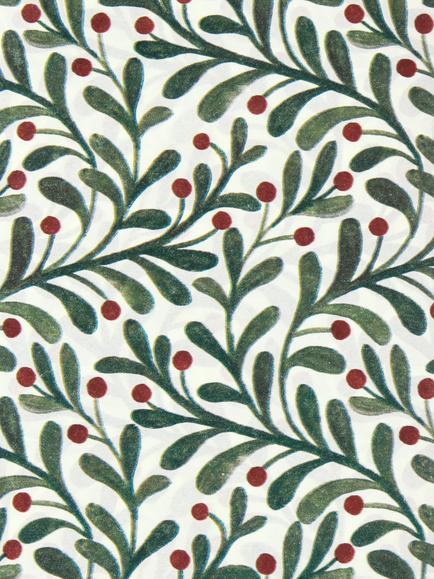 John Lewis Mistletoe Tissue Paper, 10 Sheets - view 2, Multi Colour