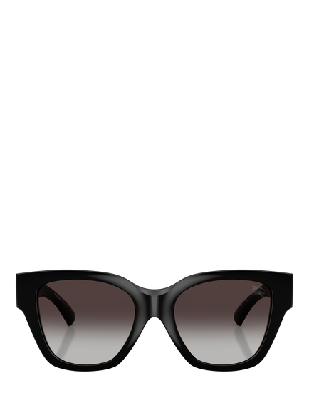 Burberry BE4489 Women's Square Sunglasses - view 2, Black/Grey Gradient