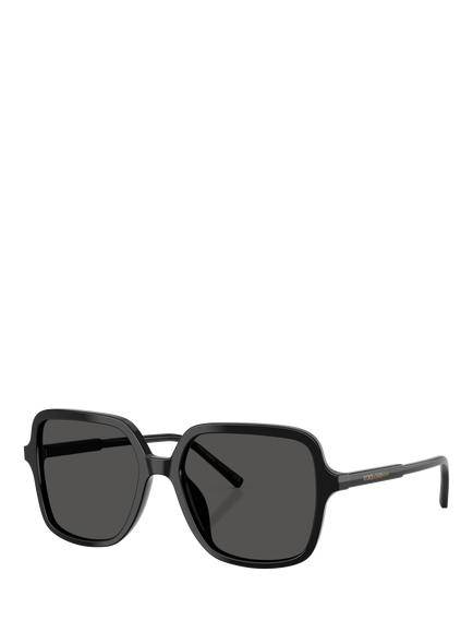 Dolce & Gabbana DG4539 Women's Square Sunglasses, Black, Black