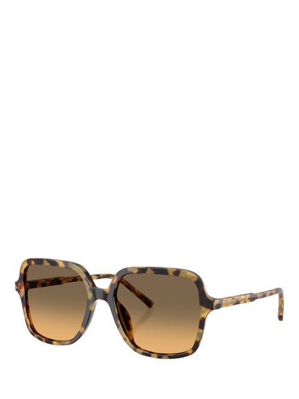 Dolce & Gabbana DG4539 Women's Square Sunglasses, Yellow Havana/Brown Gradient, Yellow Havana/Brown Gradient