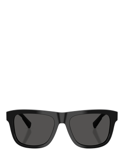 Dolce & Gabbana DG4545 Men's D-Frame Sunglasses - view 2, Black/Grey