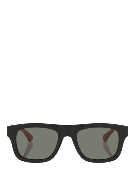 Gucci GC002690 Rectangular Sunglasses - view 2, Black/Grey