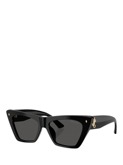 Jimmy Choo JC5062U Women's Cat's Eye Sunglasses, Black