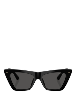 Jimmy Choo JC5062U Women's Cat's Eye Sunglasses - view 2, Black