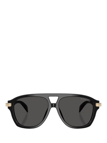 Michael Kors MK2277U Unisex Aviator Sunglasses - view 2, Black