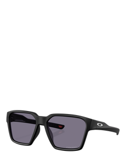 Oakley OO9497 Men's Tinted Square Sunglasses, Matte Black/Grey, Matte Black/Grey