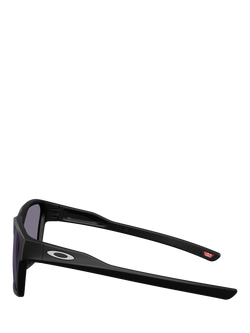 Oakley OO9497 Men's Tinted Square Sunglasses, Matte Black/Grey - view 2, Matte Black/Grey