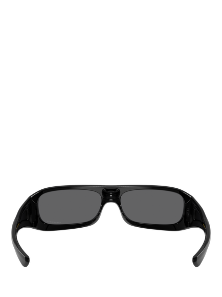 Oakley OO9520 Men's Rectangular Sunglasses, Black/Grey - view 2, Black/Grey