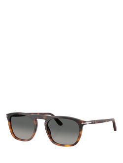 Persol PO3391S Men's D-Frame Sunglasses, Havana/Grey Gradient, Havana/Grey Gradient