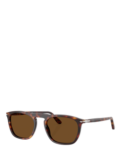 Persol PO3391S Men's D-Frame Sunglasses, Havana/Brown, Havana/Brown