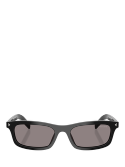 Prada PR D05S Pillow Sunglasses, Black/Grey - view 2, Black/Grey