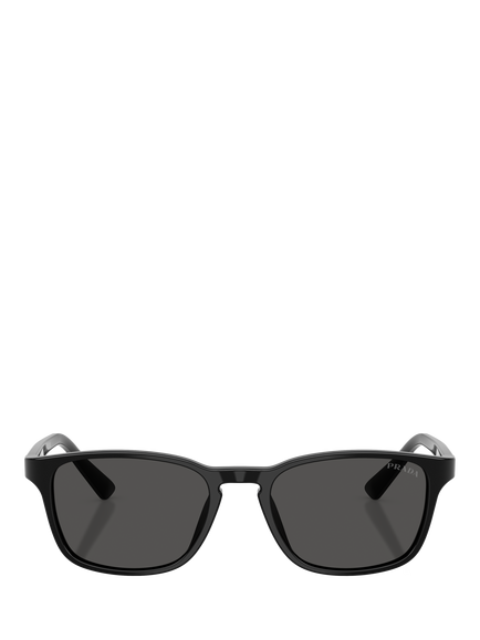 Prada PR D13SU Men's Oval Sunglasses - view 2, Black