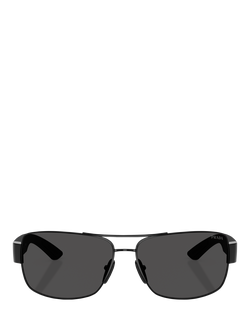 Prada PS B52S Men's Rectangular Sunglasses - view 2, Black