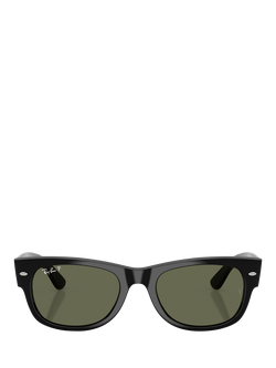 Ray-Ban RB0832S Unisex D-Frame Sunglasses, Black - view 2, Black