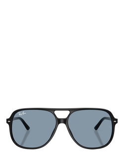 Ray-Ban RB2198 Round Sunglasses, Black - view 2, Black