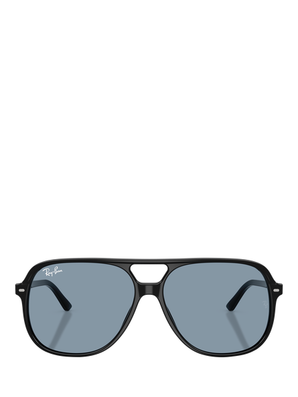 Ray-Ban RB2198 Round Sunglasses, Black - view 2, Black
