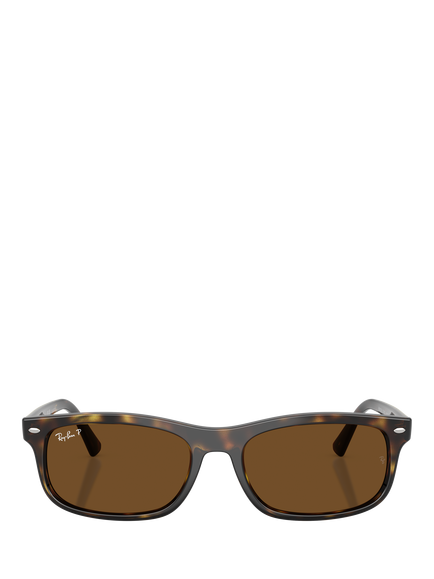 Ray-Ban RB2224 Unisex Rectangular Sunglasses, Havana - view 2, Havana