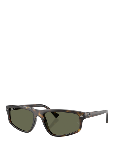 Ray-Ban RB2225 Unisex Irregular Sunglasses, Havana, Havana