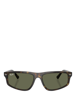 Ray-Ban RB2225 Unisex Irregular Sunglasses, Havana - view 2, Havana