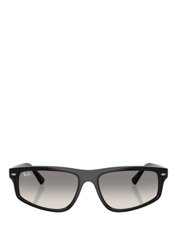 Ray-Ban RB2225 Unisex Irregular Sunglasses, Black - view 2, Black