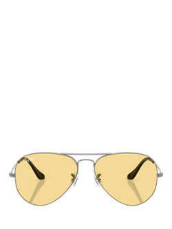 Ray-Ban RB3025 Unisex Oval Sunglasses, Grey - view 2, Grey