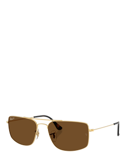 Ray-Ban RB3779 Unisex Square Sunglasses, Arista Gold, Arista Gold