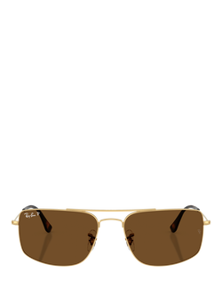 Ray-Ban RB3779 Unisex Square Sunglasses, Arista Gold - view 2, Arista Gold