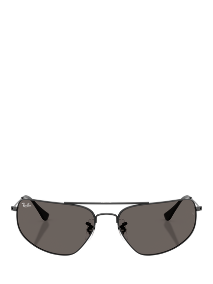 Ray-Ban RB3780 Men's Rectangular Sunglasses, Black - view 2, Black