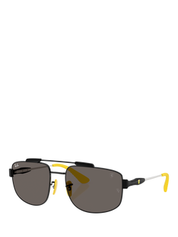 Ray-Ban RB3789M Square Sunglasses, Black, Black