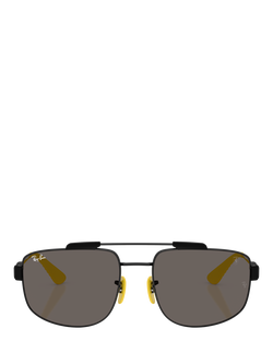 Ray-Ban RB3789M Square Sunglasses, Black - view 2, Black