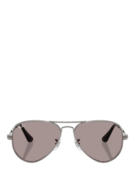 Ray-Ban RB3925 Unisex Max Aviator Sunglasses, Gunmetal/Purple - view 2, Gunmetal/Purple