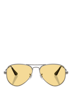 Ray-Ban RB3925 Aviator Sunglasses, Gunmetal - view 2, Gunmetal