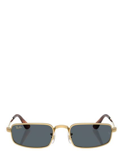 Ray-Ban RB3927 Rectangular Sunglasses,Arista Gold/Blue - view 2, Arista Gold/Blue