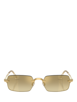 Ray-Ban RB3928 Square Sunglasses, Arista Gold/Gold - view 2, Arista Gold/Gold