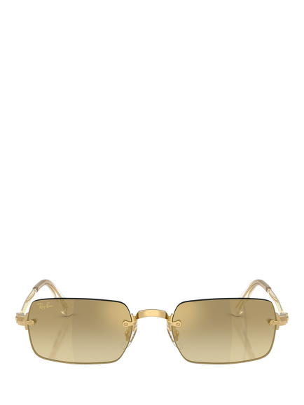 Ray-Ban RB3928 Square Sunglasses, Arista Gold/Gold - view 2, Arista Gold/Gold