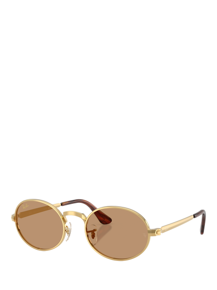 Ray-Ban RB3931 Unisex Oval Sunglasses, Arista Gold, Arista Gold