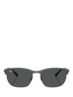 Ray-Ban RB4469 Square Sunglasses, Sand Grey - view 2, Sand Grey