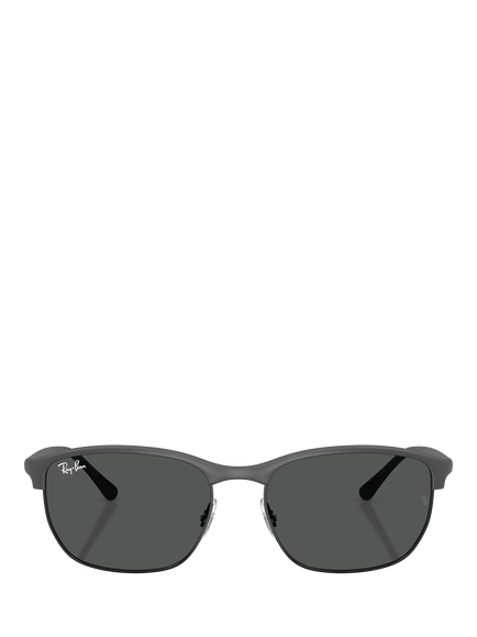 Ray-Ban RB4469 Square Sunglasses, Sand Grey - view 2, Sand Grey