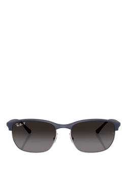 Ray-Ban RB4469 Square Sunglasses, Sand Dark Blue/Grey - view 2, Sand Dark Blue/Grey