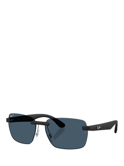 Ray-Ban RB4470CH Irregular Sunglasses, Sand Black, Sand Black