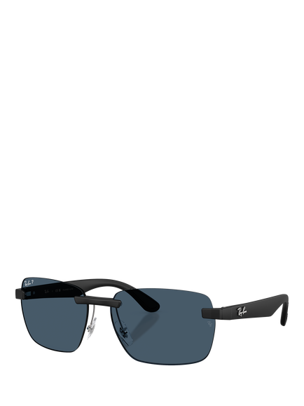 Ray-Ban RB4470CH Irregular Sunglasses, Sand Black, Sand Black