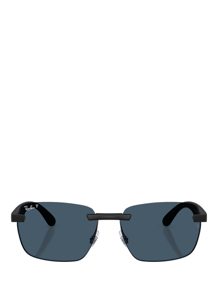 Ray-Ban RB4470CH Irregular Sunglasses, Sand Black - view 2, Sand Black