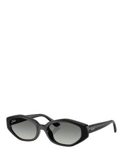 Ray-Ban RB4473D Men's Irregular Sunglasses, Black/Grey Gradient, Black/Grey Gradient