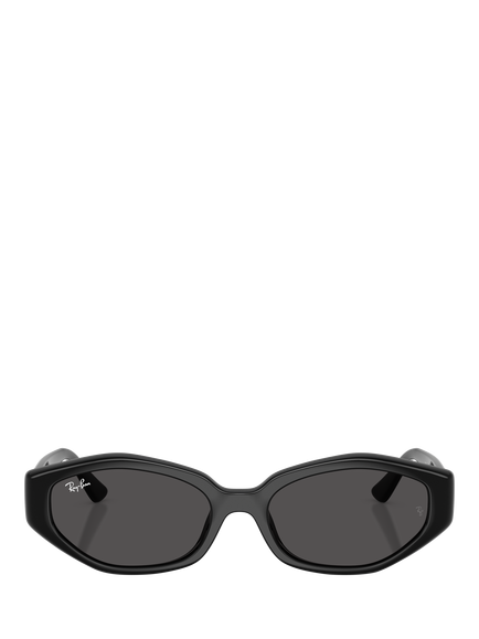 Ray-Ban RB4473D Men's Irregular Sunglasses, Black - view 2, Black