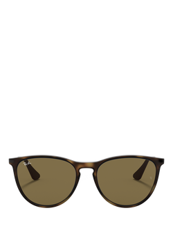 Ray-Ban RJ9060S Kids' Unisex Oval Sunglasses, Havana/Brown - view 2, Havana/Brown