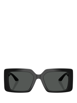 Versace VE4505U Women's Square Sunglasses, Black - view 2, Black