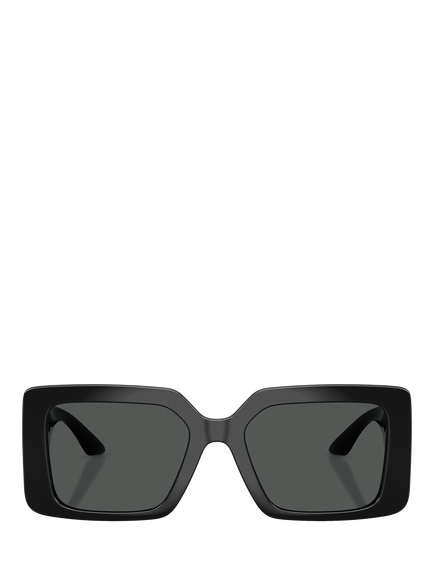 Versace VE4505U Women's Square Sunglasses, Black - view 2, Black