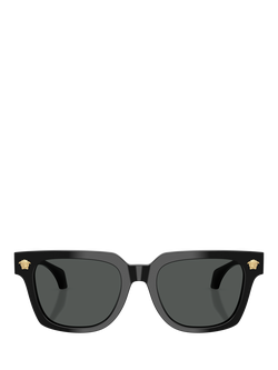 Versace VE4510U Men's D-Frame Sunglasses, Black - view 2, Black